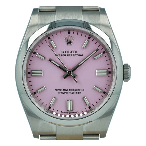 oyster perpetual rolex pink|rolex oyster perpetual date 36mm.